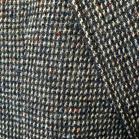 Stanley Blacker Tweed Wool Vintage Sport Coat Gray Check Fleck 42 44 USA - Picture 2 of 16